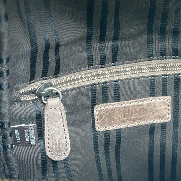 Frye Melissa Leather Zip Backpack main image 5